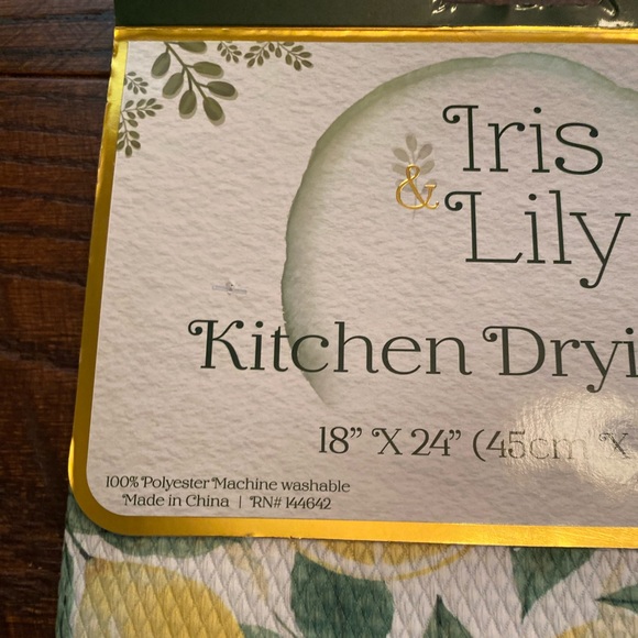 Farmhouse Lemons & Leaves Dish Drying Mat, Lemons, Lemon Slices Dish Drying Mat - Picture 10 of 11